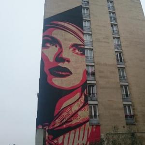 Fresques géantes dans le 13ème arrondissement