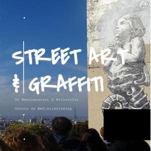 Visite virtuelle graffiti à Belleville-Ménilmontant