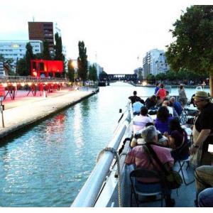 Croisière sur l'Ourcq : reconversion et vie du canal + Plaine d'artistes à la Villette