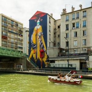 Croisière découverte de la « Street Art avenue » sur le canal Saint-Denis