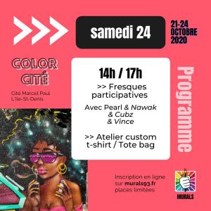 Ateliers créatifs et fresques street art - Festival Colorcité sur L'Ile-Saint-Denis